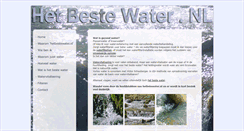 Desktop Screenshot of hetbestewater.nl
